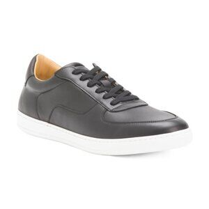 ACE MARKS Men's Made In Portugal Leather Martello Dress Sneakers